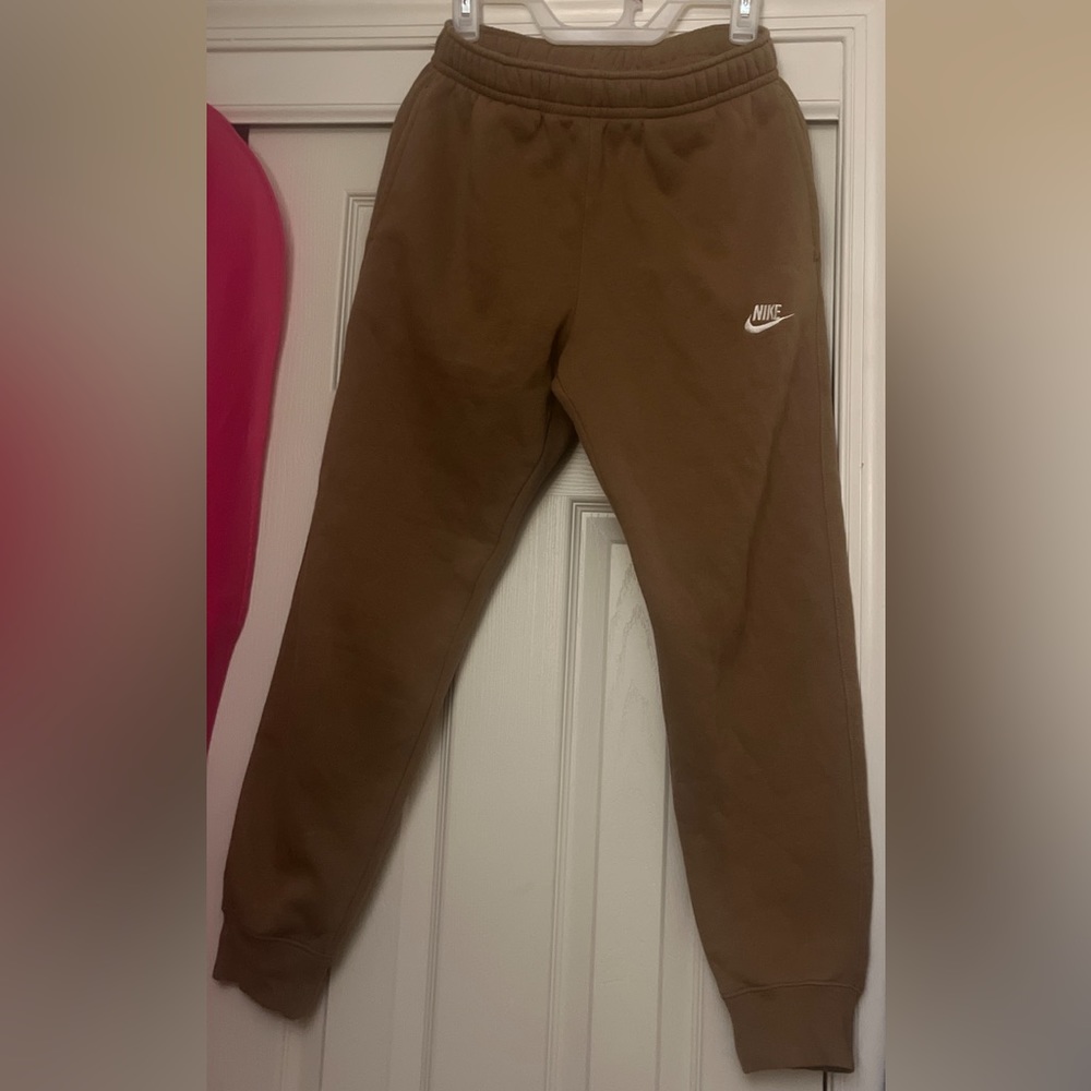 Nike Light Brown Womens Sweatpants. Size Small.